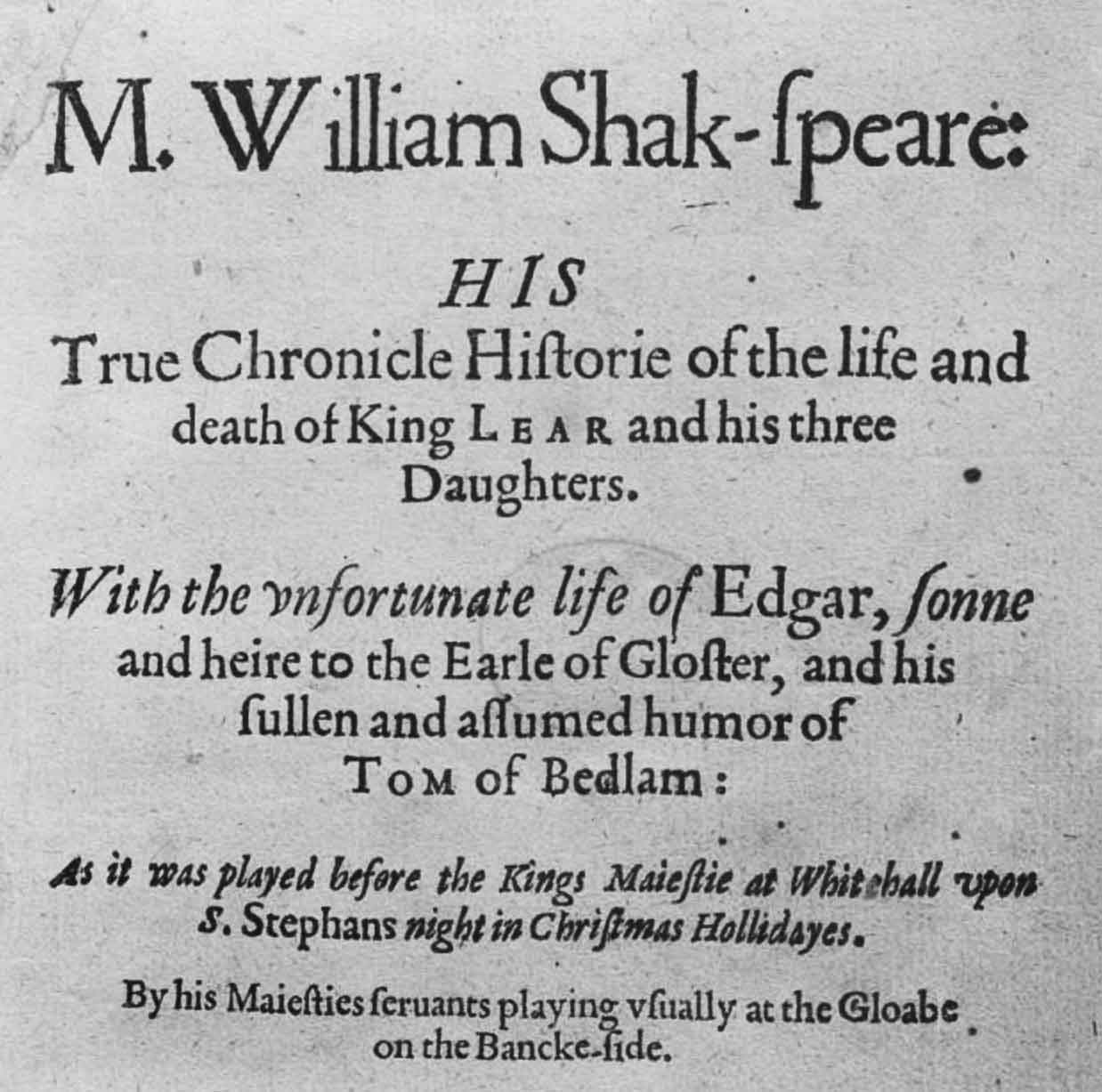 2. Shakespeare gentleman