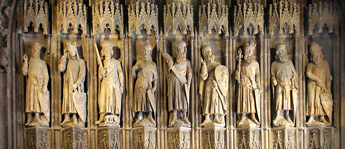 Neun Gute Helden, Nine Worthies in the Rathaus in Koeln